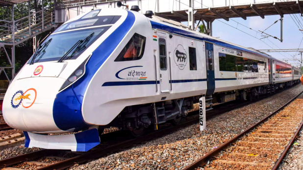 Bilaspur–Nagpur–Bilaspur Vande Bharat Express: Running at a consistent speed of 130 kmph, this train connects key cities in Chhattisgarh and Maharashtra, slashing travel times and boosting regional growth. (Photo Source: PTI)