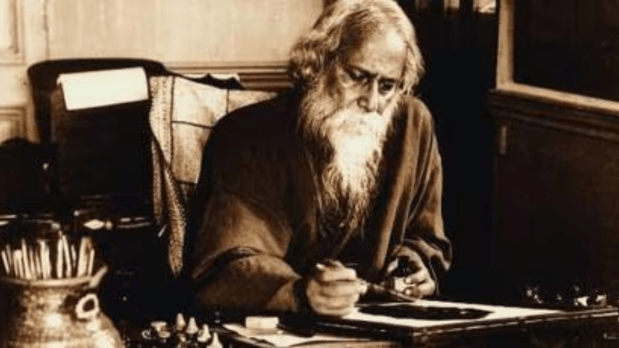 Artistic legacy: Tagore’s works embraced humanism, spirituality, and the intricate relationship between nature and humanity. Beyond literature, Tagore enriched Indian music through his compositions known as “Rabindra Sangeet,” a lasting cultural treasure. Rabindranath Tagore founded Shantiniketan in 1901, an open-air residential school and art centre that blended Indian artistic traditions and ancient educational ideals with progressive Western ideas, fostering a holistic education in harmony with nature.  (Photo Source: Tagore Foundation)