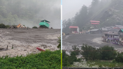 Cloudburst in Uttarkashi Live Updates: Another cloudburst reported in Sukhi Top; Dharali video captures moments when flash flood washed away entire village