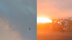 Dramatic video captures F-16 fighter jet turning into a fireball, pilot dies