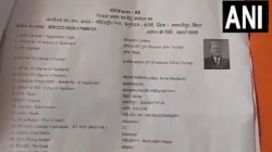 Donald Trump of Samastipura: Residence certificate application received to make US President a Bihar resident