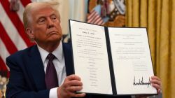 ‘No more Mr Nice guy’: Trump calls for immediate removal of homeless from Washington DC