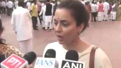 ‘Opposition brought stones,’ claims Kangana Ranaut after ‘bill tearing’ incident at Amit Shah