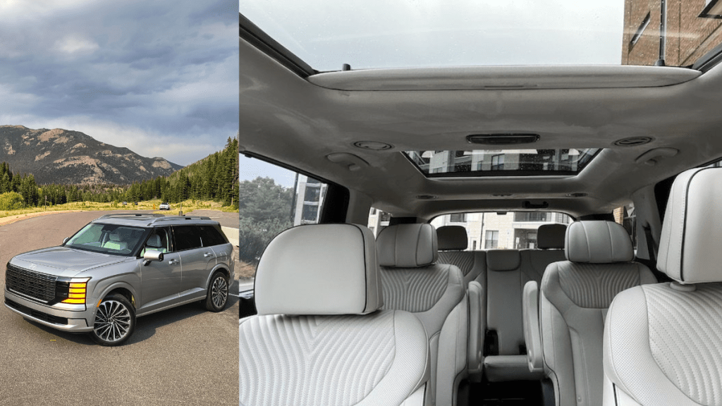 The Palisade is the biggest SUV made by Hyundai, and the Calligraphy AWD is the top-end trim – designed for those who want every possible bell and whistle.