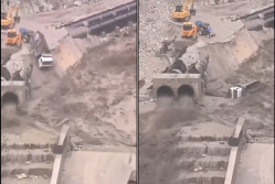 Hundreds of roads blocked as rain lashes Himachal Pradesh, video shows dam collapse in Kullu | Watch