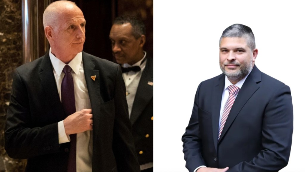 Trump tariff negotiations: Pakistan lobbyist Keith Schiller (left) India's 'Trump whisperer' Jason Miller (Right).