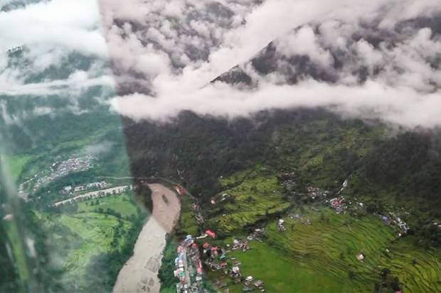Semwal recalled how floodwaters overtook people who were trying to run away from Dharali’s hotels. “Many ran out, but they were swept,’’ he said with tears in his eyes. (Photo source: PTI)