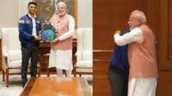 Astronaut Shubhanshu Shukla meets PM Modi, gets welcomed by warm hug – WATCH