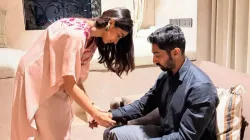Coolie actress Pooja Hegde wore a pink kaftan for Raksha Bandhan 2025; Guess its price