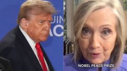Hillary says she’ll nominate Trump for Nobel Peace Prize, but conditions apply