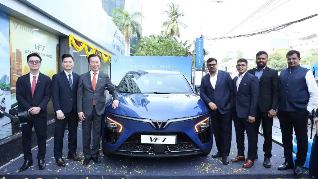 VinFast opens its largest showroom in India — Guess where?