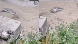 ‘Aadmi hai isme!’ Gut-wrenching video shows flash floods dragging car downstream