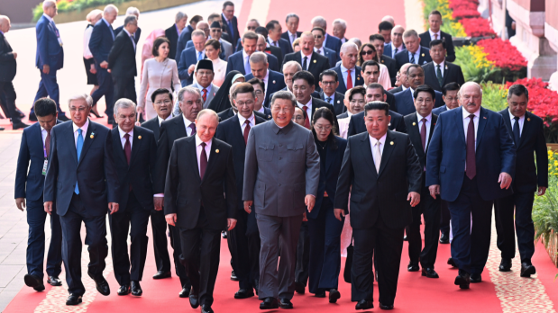China marked 80 years since its victory over Japan in World War II with a military parade, led by President Xi Jinping. The event drew 26 world leaders, among them Russia’s Vladimir Putin and North Korea’s Kim Jong Un. This was the first time Xi, Putin, and Kim appeared together in public. For many, the sight of Kim standing with the other gloabal leaders was surprising, considering his long history of isolation from global events. (Photo Source: Associated Press)