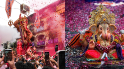 Ganesh Visarjan ceremonies kick off across India – In pictures