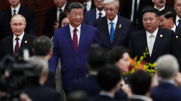 The presence of Putin and Kim at Xi’s side underscored Beijing’s deepening ties with Moscow and Pyongyang at a time of heightened tension with the West.  (Photo Source: Associated Press)