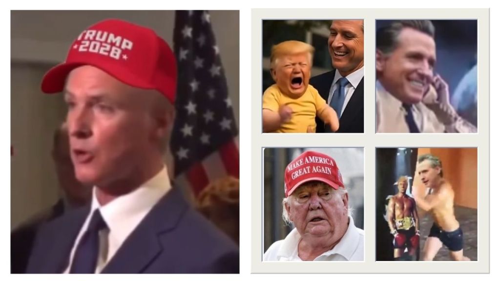Trump trolls Gavin Newsom with an AI video – hints at Trump 2028