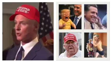 Trump trolls Gavin Newsom with an AI video – hints at Trump 2028