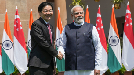 This is his Wong's first visit to India since assuming office. 
