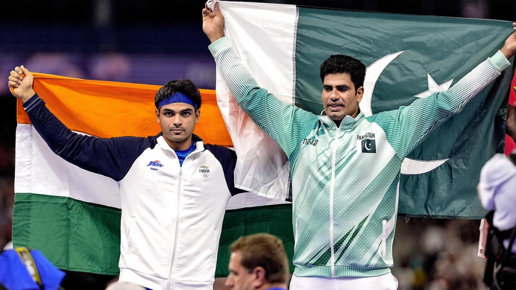 Nadeem had beaten Chopra for gold at the Paris Games in August 2024 with a monster throw of 92.97m, an Olympic record. 