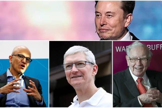 Elon Musk record pay package in comparison with other top CEO of US