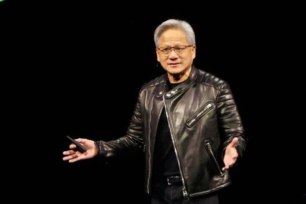 Nvidia's Jensen Huang- Earned $49.9 million, commands a $4.1 trillion market cap, with shares up by 27.8%. (Photo source: Reuters)