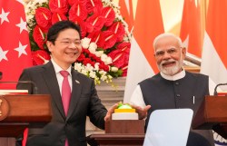 ‘We share common concerns regarding terrorism’: Modi says in a joint press confrence with Singapore PM