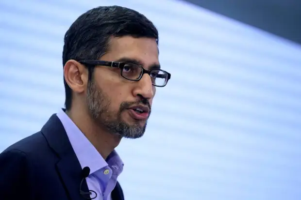 Alphabet's Sunder Pichai- Earned $10.7 million, commands a $2.8 trillion Google parent, with stock up by 27.7%. (Photo source: LinkedIn)