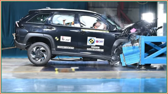 Maruti Suzuki Victoris frontal impact test