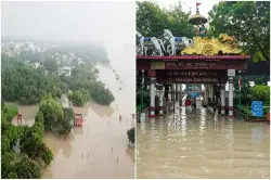 In pictures: Delhi battles with dangerously rising water level in Yamuna and heavy monsoon rains