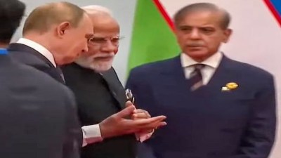 PM Modi slams terror backers at SCO Summit as Pakistan PM Shehbaz Sharif listens