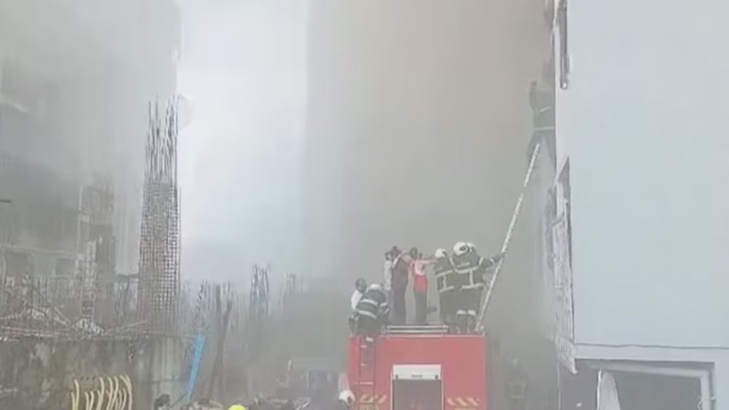 Woman dead, 18 injured in fire in 24-storey building in Mumbai's Dahisar; blaze doused.